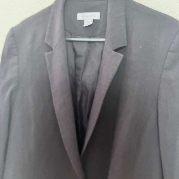 Liz Claiborne Style: Women’s Charcoal Gray Blazer Size 18 - Picture 3 of 10